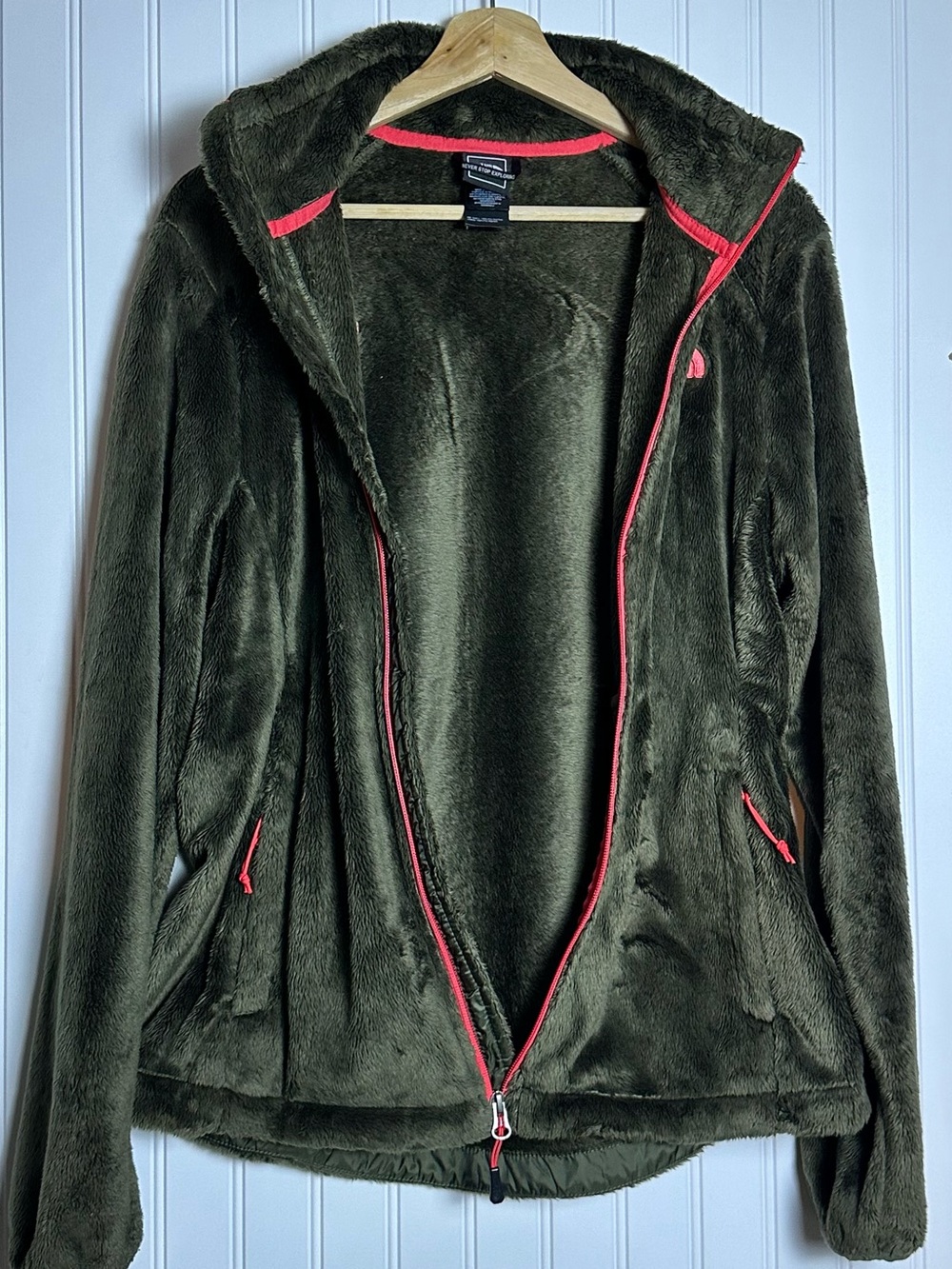 The North Face Osito Jacket full-zip fleece fuzzy" or silken high-pile texture L - Picture 11 of 11